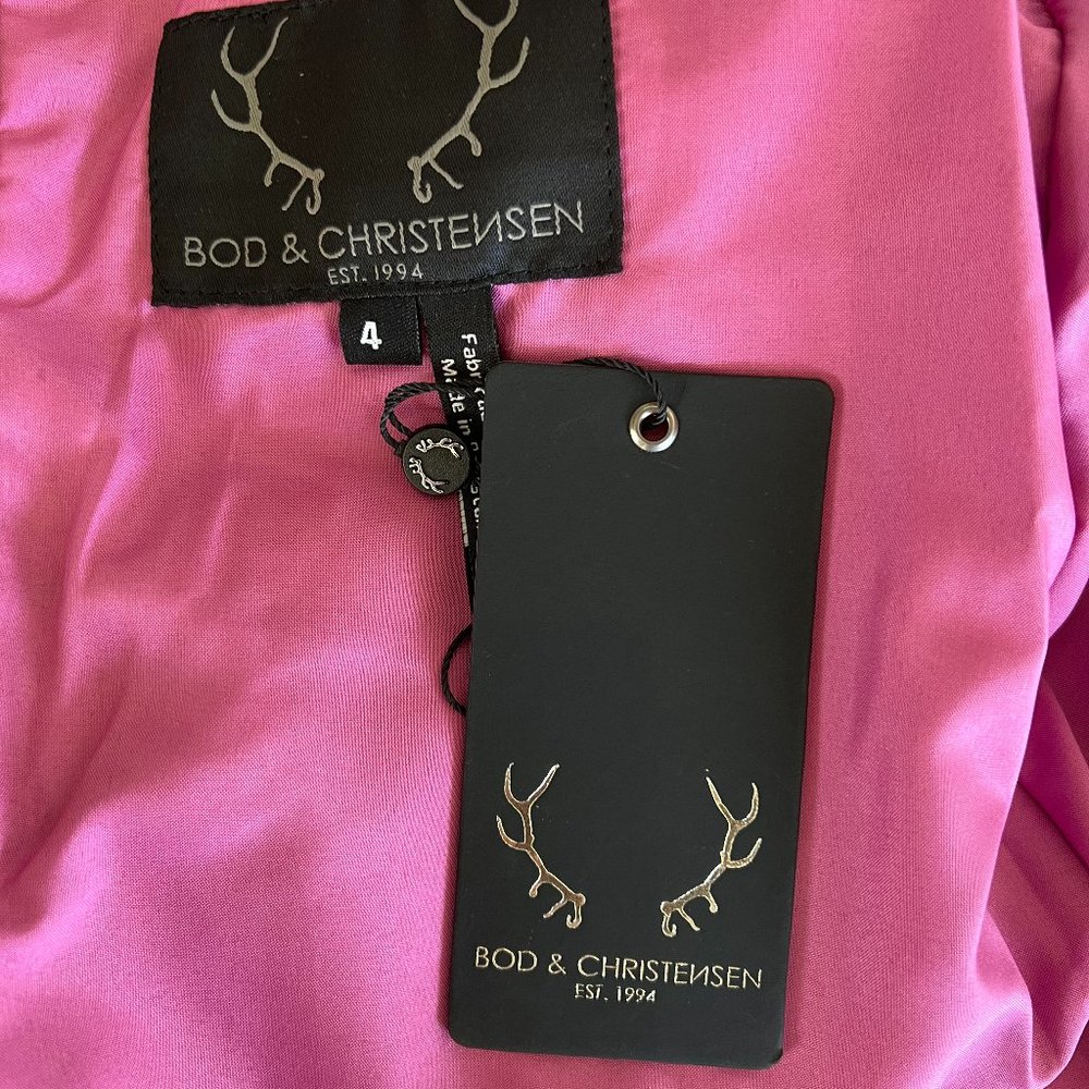 NWT Bod and Christensen pink leather dress - Picture 7 of 8